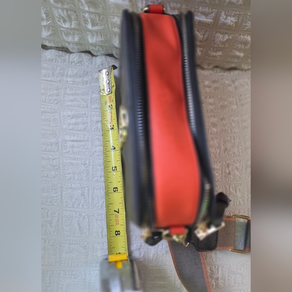 Marc Jacobs Black and Orange Crossbody Bag - Picture 9 of 10